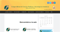 Desktop Screenshot of colpolsoc-andalucia.org