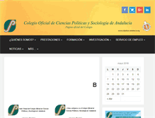 Tablet Screenshot of colpolsoc-andalucia.org